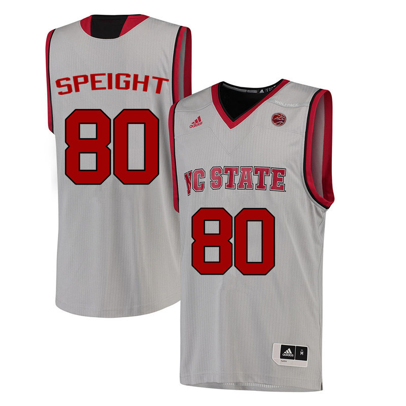 Men NC State Wolfpack #80 Bobby Speight College Basketball Jerseys-White - Click Image to Close